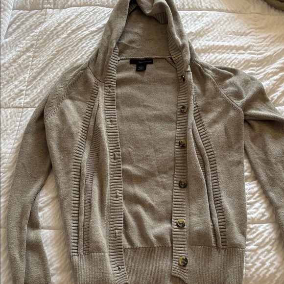 Calvin Klein Beige Hooded Sweater - Picture 1 of 6